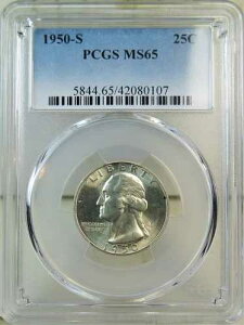 1950�N S ���V���g�� �N�H�[�^�[ PCGS MS65 *DDR-004 DDR* BR