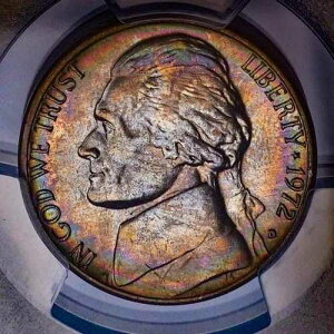 1972-D �W�F�t�@�[�\�� �j�b�P�� PCGS MS64 ���C���{�[�g�[�� ?? �g�[�j���O TrueView