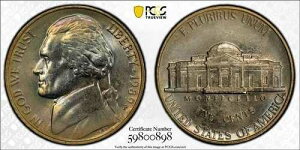 1989-P �W�F�t�@�[�\�� �j�b�P�� PCGS MS65 FS �t���X�e�b�v ���C���{�[�g�[�� ?? �g�[�j���O TrueView