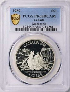 C083 �J�i�_ 1989�N �}�b�P���W�[�� �V���o�[�h�� KM-168 PCGS �v���[�t68 DCAM