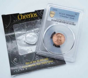 2000�N �����J�[���L�O�� 1�Z���g �`�F���I�X �Z���g PCGS MS66RD COA�t�� - U2280