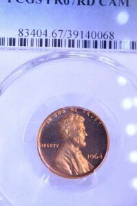 PR67RD CAM 1964 PCGS �O���[�f�b�h �v���[�t �����J�[�� �t���X�e�b�h���b�h �J���I �y�j�[ ���A�R�C��