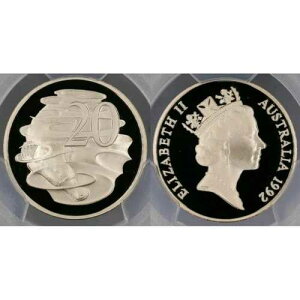 1992�N PR70DCAM 20�Z���g 20�Z���g �v���e�B�p�X �I�[�X�g�����A PCGS #575