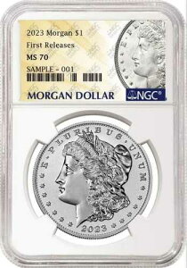 2023�N P �����K�� �V���o�[ �_���[ NGC MS70 BU UNC ������ �󏭕i ~ ����
