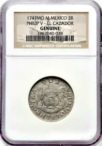 1747�N ���L�V�R �t�B���b�v5�� 2���A�� �G���E�J�T�h�[�� ��� ��j�D�󕨃R�C�� NGC���K�i