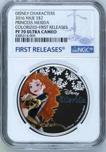 2016�N �f�B�Y�j�[�v�����Z�X �����_ $2 1�I���X .999 �V���o�[ �j�E�G NGC PF70 UC �t�@�[�X�g�����[�X