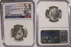 2024 P Zitkala Sa 25�Z���g NGC MS 68 �A�����J�l�����p�N�H�[�^�[ �����J