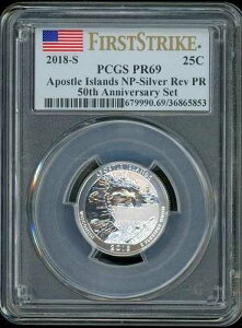 2019-S �V���o�[ �A�|�X�g������ 50���N�L�O �v���[�t PCGS PR69DCAM �ؖ����ԍ� 36865853