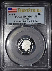 2016-S ���[�Y�x���g �V���o�[�_�C�� ����� PR �Z�b�g�uPCGS PR70DCAM �t�@�[�X�g�X�g���C�N�v