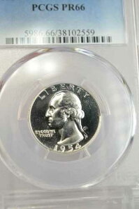 PR66 1954 PCGS �O���[�f�b�h �V���o�[ ���V���g�� �N�H�[�^�[�v���[�t ���C�g�J���I���R�C��