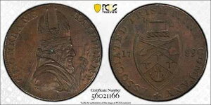 1789 �E�B�b�N���[ �R���_�[ �g�[�N�� ? PCGS BN ? DH-27 ? �y�j�[ ? Cronebane Irish Mine Co.