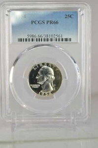 PR66 1954 PCGS �O���[�f�b�h �V���o�[ ���V���g�� �N�H�[�^�[�v���[�t ���C�g�J���I���R�C��