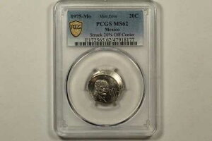 1975�N ���L�V�R 20�Z���^�{ �~���g�G���[ 20%�I�t �Z���^�[�X�g���C�N PCGS MS62