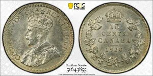 1920�N�J�i�_10�Z���g - PCGS ������ MS 61