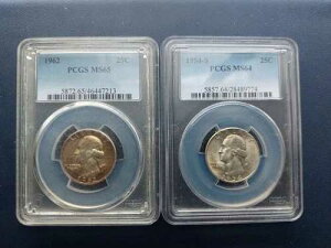 2 - ���V���g�� �V���o�[ �N�H�[�^�[ 1954 S�AM/S 64�A1962 M/S 65�BPCGS�B!!