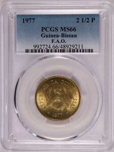 1977�N �M�j�A�r�T�E 2.5�y�\ FAO �j�b�P���^�J�R�C�� Km# 19 PCGS MS 66