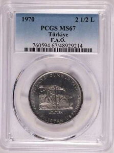 1970�N �g���R 2.5���� FAO�_�Ɛi���V���[�Y Acmonital PCGS MS 67