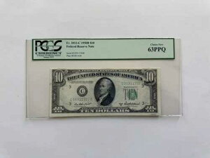 1950�N B 10�h���A�M������s�� �t�B���f���t�B�A PCGS �O���[�h63PPQ C55911702B