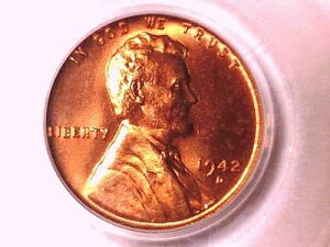 1942�N D �����J�[�� �E�B�[�g �Z���g �y�j�[ PCGS MS 66 RD 71176591