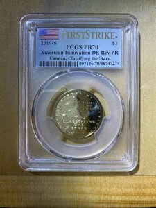 2019-S $1 �C�m�x�[�V���� DE Rev PR �L���m�� �t�@�[�X�g�X�g���C�N PCGS PR70 �v���[�t