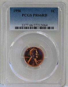 PR66RD 1956�N���b�h�E�B�[�g�����J�[���y�j�[ PCGS�O���[�h�v���[�tP-�~���g�G�O�U�N�g�R�C����1��
