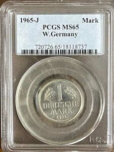 ***1965-J ���h�C�c 1�}���N***PCGS MS65***�g�b�v�|�b�v 1/0***