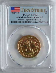 2019 D PCGS MS66 Pos B NJ �G�W�\���d�� INNOVATION DOLLAR FS - LOW POP!