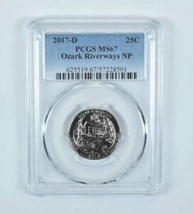 2017-D ���V���g�� �N�H�[�^�[ ATB �I�U�[�N ���o�[�E�F�C�Y �N���[�N MS67 PCGS