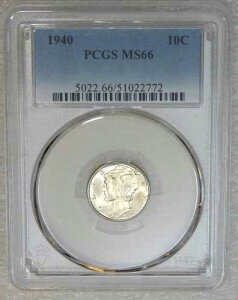 1940�N�� �}�[�L�����[�_�C�� PCGS MS66 �t���X�e�B �I���W�i�� PQ �Ӓ�ς� �V�i�z���_�[ #J155H