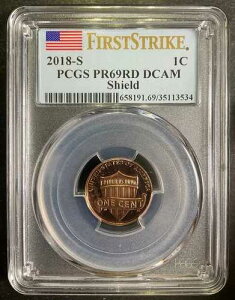 2018-S �����J�[�� �Z���g PCGS PR69RD DCAM �قڊ����ȃR�C�� �f�B�[�v�J���I�V�[���h FDOI S6