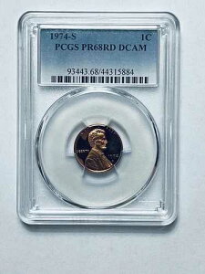 1974-S �����J�[���L�O�ك��o�[�X�Z���g PCGS PR68RD DCAM