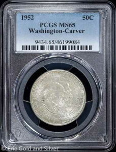 1952�N 50�Z���g ���V���g���E�J�[�o�[ �n�[�t�h�� PCGS MS 65 | ������ UNC BU