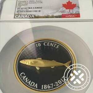 2017 NGC PF 69 UC $10C 5�I���X �v���[�t �}�b�J���� �M���g�V���o�[ �J�i�_����150���N�L�O�R�C��