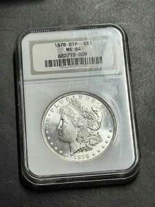 1878�N 8TF ���[�K�� �V���o�[�h�� NGC MS64 8���̔��H���t�� �������I���W�i���R�C�� (3446)
