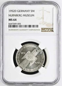 J 388 5 �}�[�N �Q���}�������� 1952�N���� D NGC MS 64 KM020-