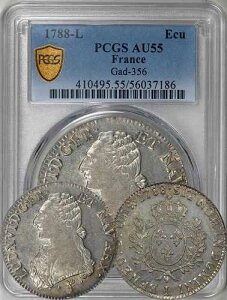 �t�����X 1788-L ���C16���L�O�d�� PCGS AU-55�B����̂���A�v���[�t�̂悤�ȕ\�ʁI