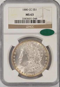 1880�N�� �����K����� NGC MS63 CAC