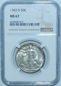 1943�N D NGC MS67 FS-101 �_�u���_�C �\�� �E�H�[�L���O�E���o�e�B�E�n�[�t�_���[