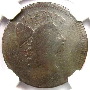1795 ���o�e�B �L���b�v �t���[�C���O �w�A �n�[�t �Z���g 1/2C - NGC VG �ڍ� - �󏭃R�C��!
