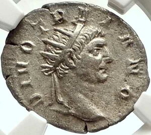 Divus TRAJAN �{���Ñ��� 250AD ���[�}�R�C�� TRAJAN DECIUS NGC i68411