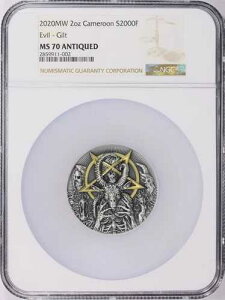 2020�N �J�����[�� 2000�t���� �P�ƈ� �t�� 2�I���X �V���o�[ NGC MS70 �A���e�B�[�N �|�b�v4