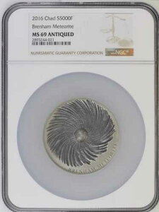 2016�N �`���h S5000F �V���o�[ 5�I���X �u���i��覐� NGC MS69 �A���e�B�[�N ��