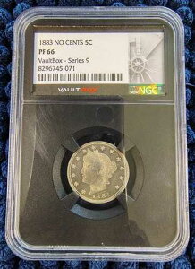 1883�N �v���[�t ���o�e�B�w�b�h 5�Z���g �j�b�P�� - �Z���g�Ȃ� - NGC PF 66 - VaultBox �V���[�Y9