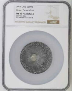 2017 �`���h S5000F �V���o�[ 5�I���X ���r�A �f�U�[�g�K���X NGC MS 70 �A���e�B�[�N���� 500-