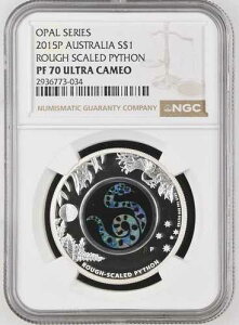 2015P �I�[�X�g�����A $1 NGC PF70 �E���g���J���I ���t�X�P�[���h�p�C�\���I�p�[���V���[�Y
