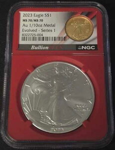 Evolved - �V���[�Y 1 2023 �C�[�O�� S$1 MS70/MS70 �S�[���h 1/10 �I���X ���_�� ���Ƀ��A!