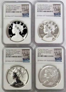 2017�N �V���o�[ 225th �A�����J�Ɨ��L�O�� ���_��4���Z�b�g 1�I���X NGC 70 �E�F�X�g�|�C���g������