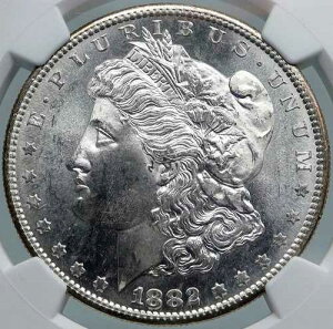 1882�N �A�����J���O�� ��� �����K�� US�h�� �C�[�O�� NGC MS i87821