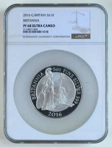 2016�N �C�M���X 10�|���h �u���^�j�A NGC PF 68 �E���g���J���I 5�I���X ��� PF68UC