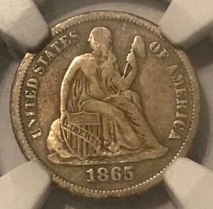 1865�N���̍��ȕt���_�C���R�C���A���ɗǍD�ȏ�Ԃ���ɂ߂ėǍD�ȏ�ԁBNGC VF30 ��